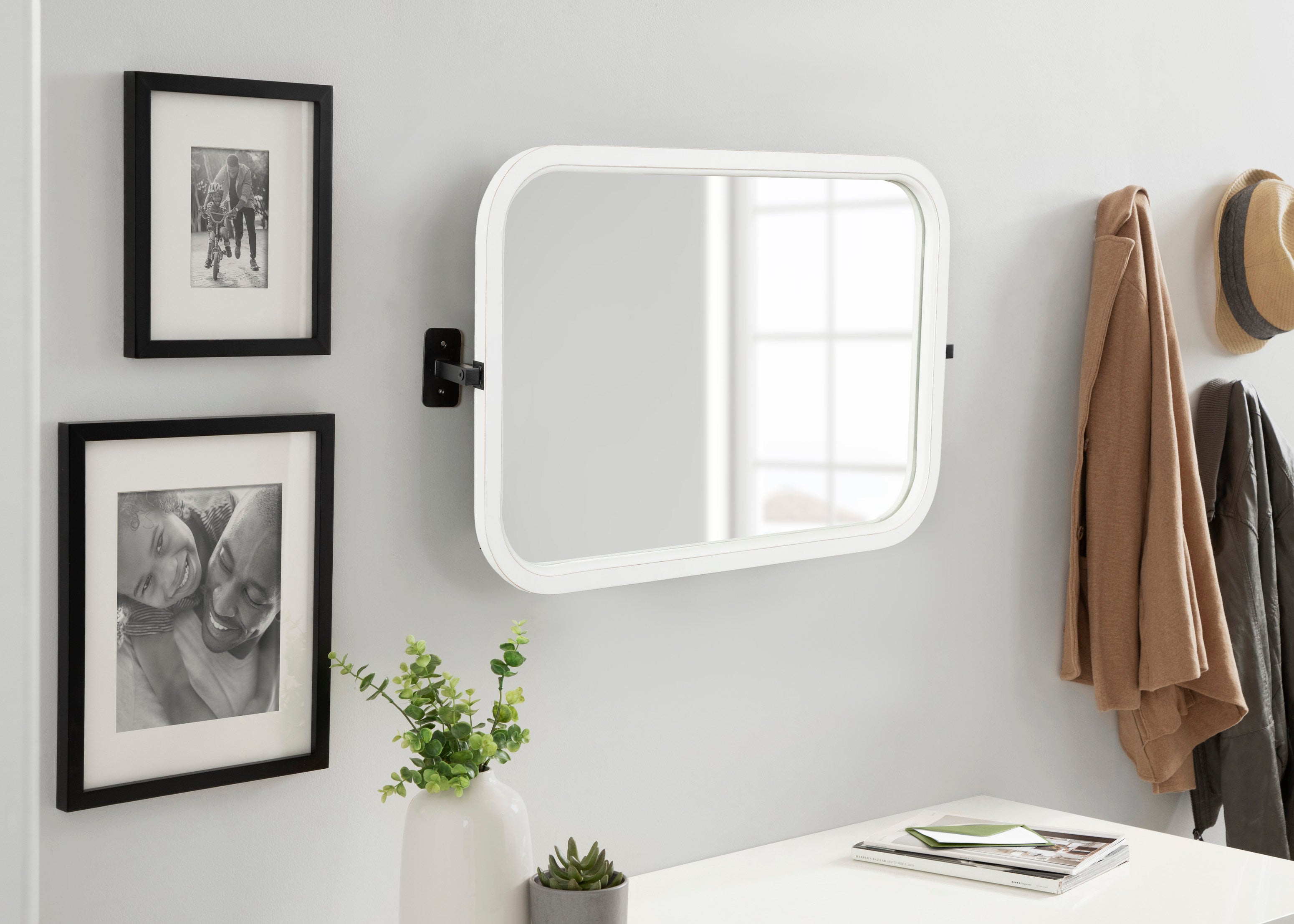 Functional Mirror White 20x33 8
