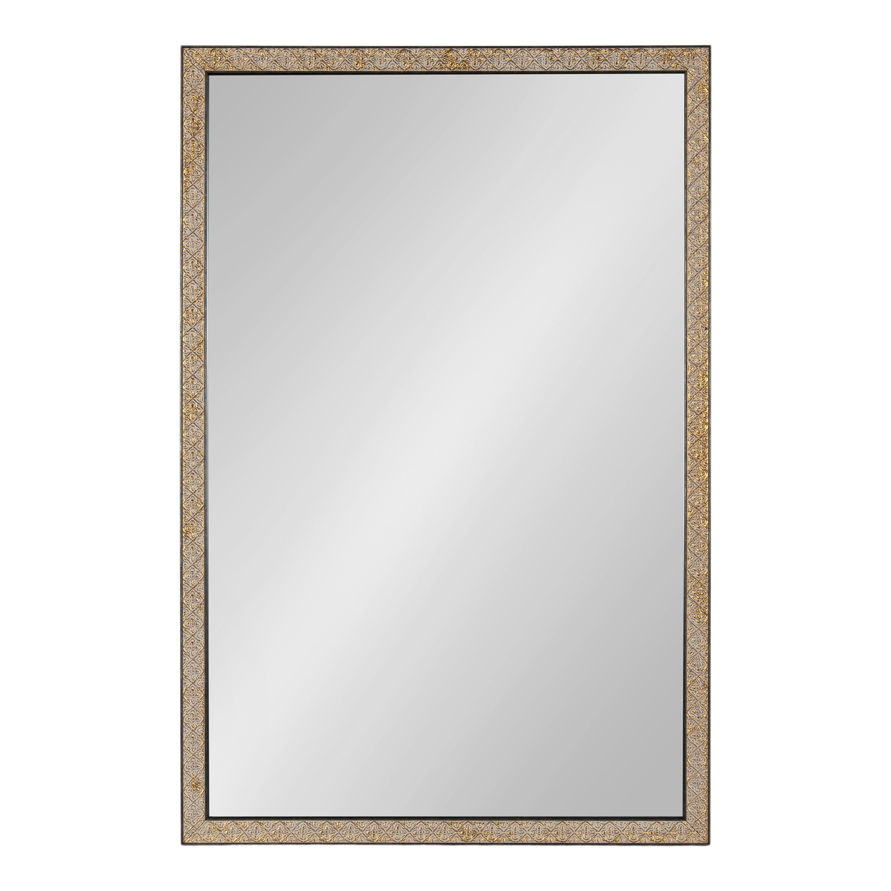 Rectangle Mirror Gold 24x36 5