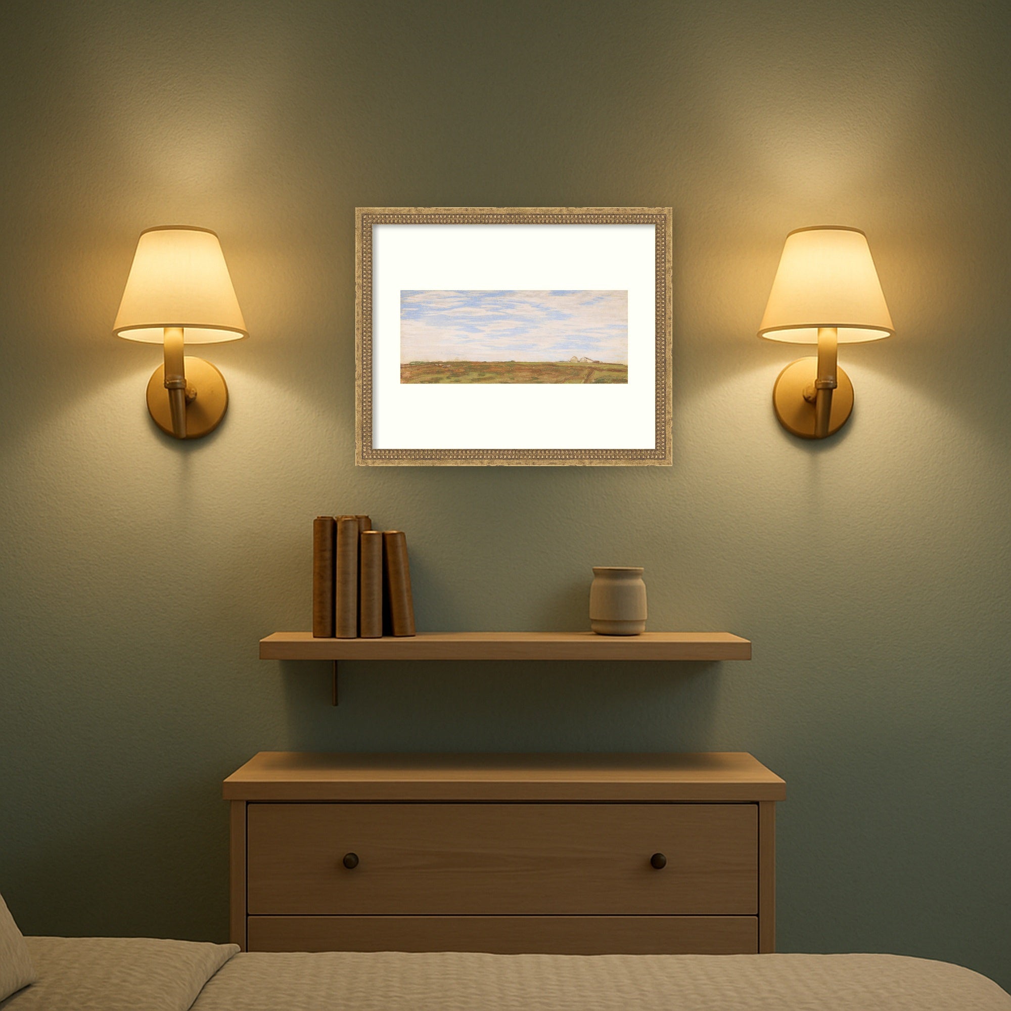 Framed Art 22x18 Castellan Gold 7