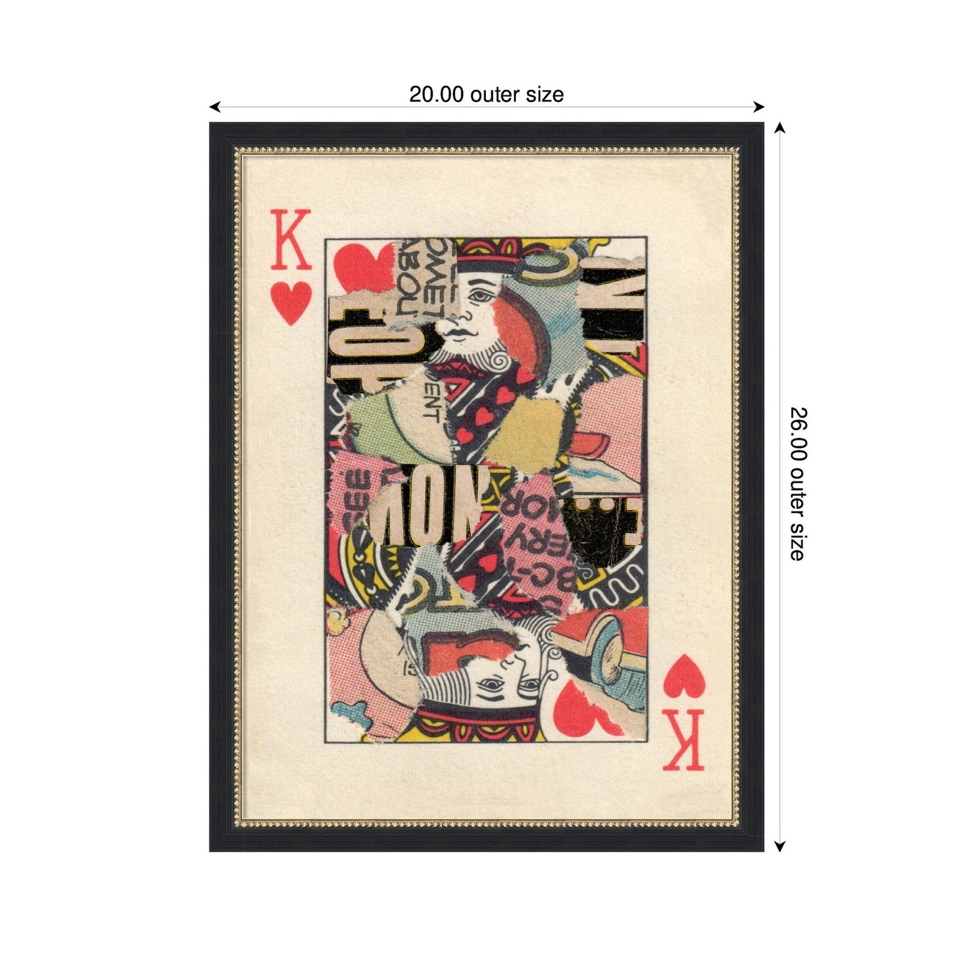 King for Now by Felicia Dadak Framed Mounted Canvas Wall Art Print