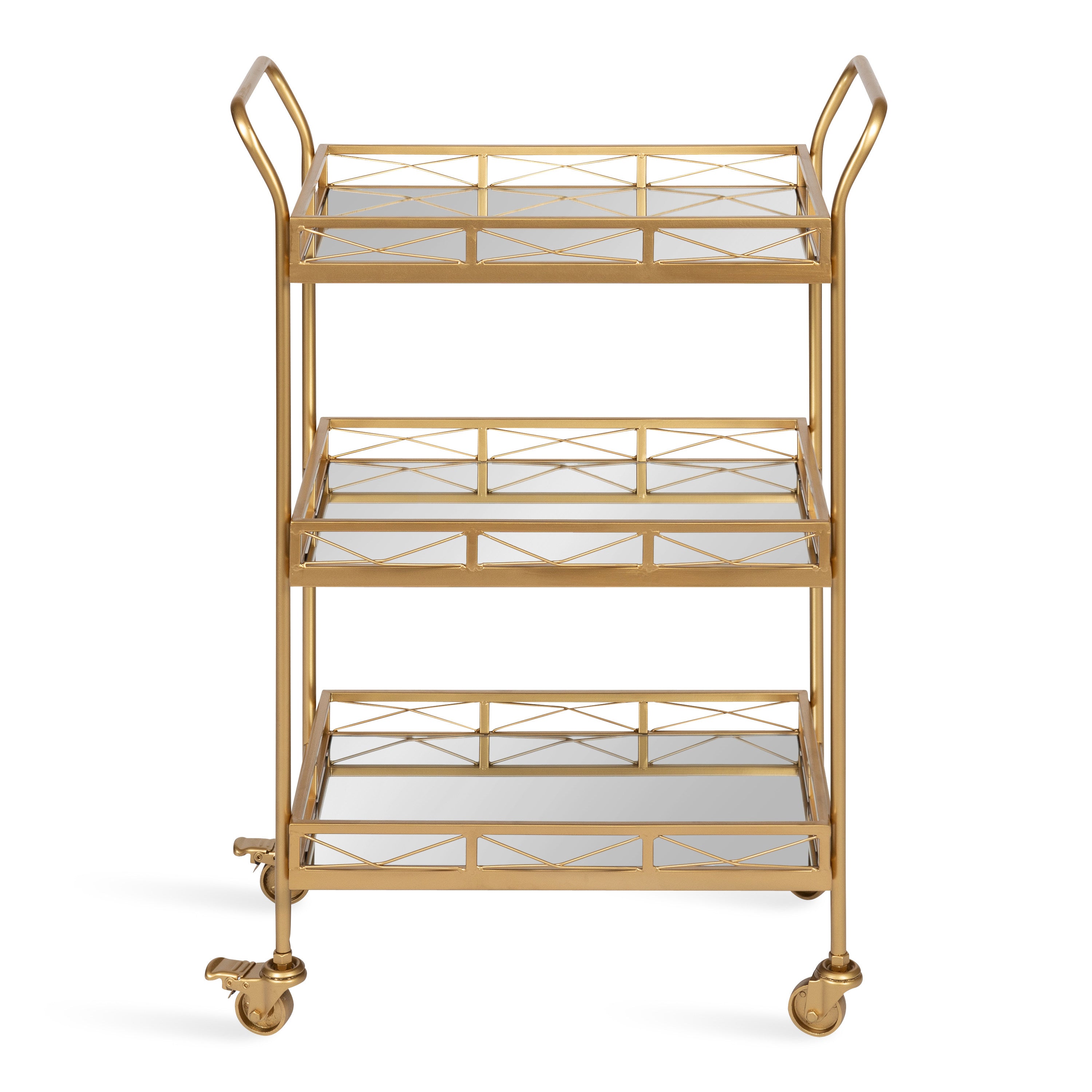 Bar Cart 23x13x35 Gold 3