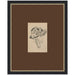 Framed Art 18x22 Brown Matted to 6x9 Belmont Black 1