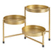 Tabletop Planter Gold 7x7x10 1