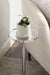 Drink Table Silver 9x9x23 7