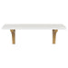 Floating Shelf 24" White Gold 2