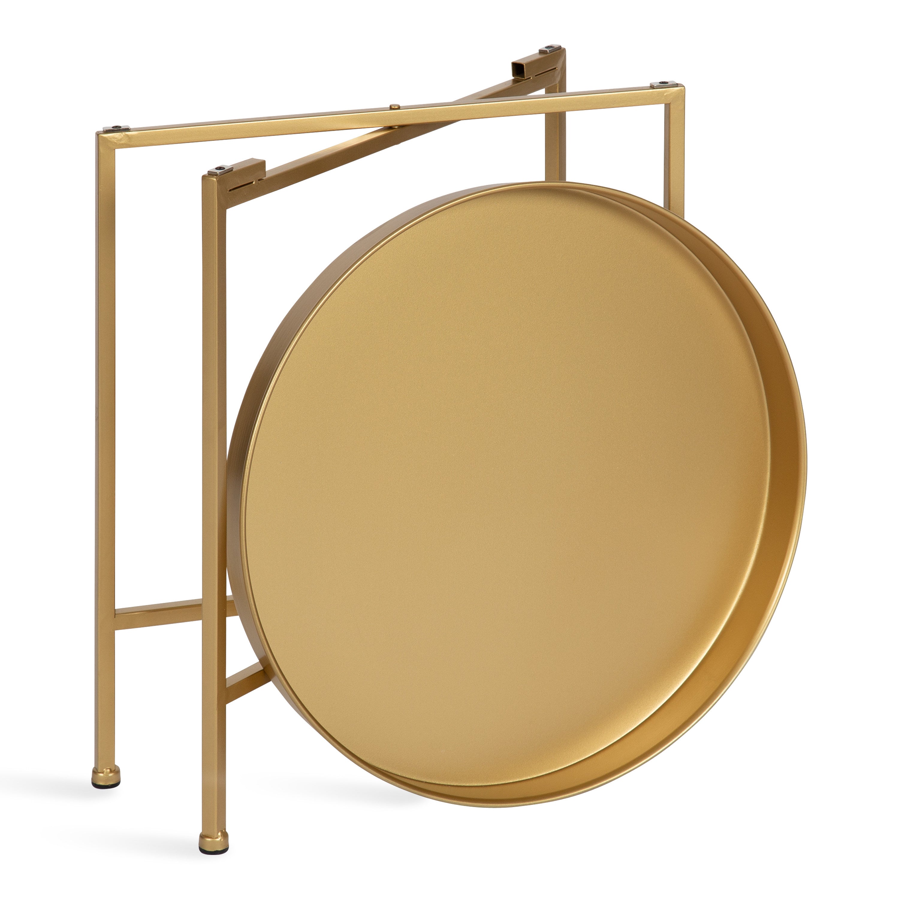 Side Table Gold 18.25x18.25x22 4