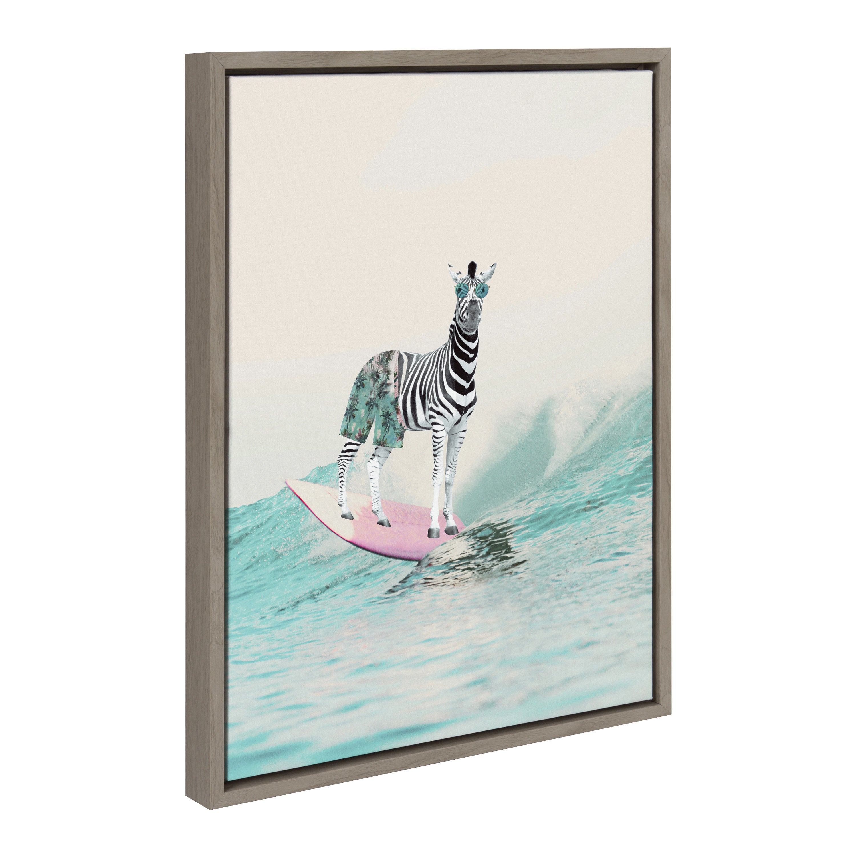 Framed Canvas Sylvie Graywash 18x24 1