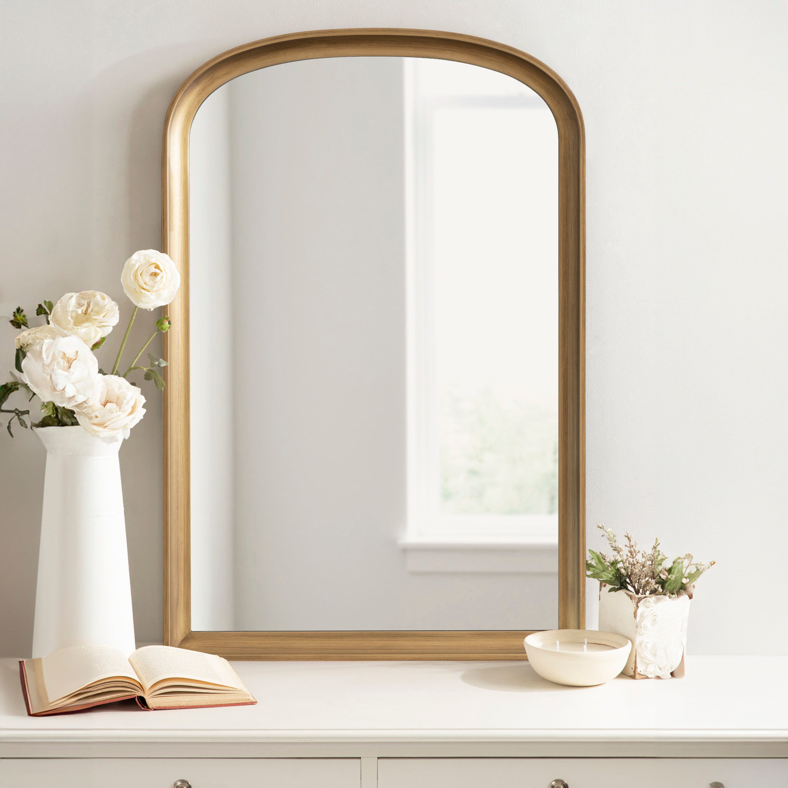 Arch Mirror Gold 24x36 6