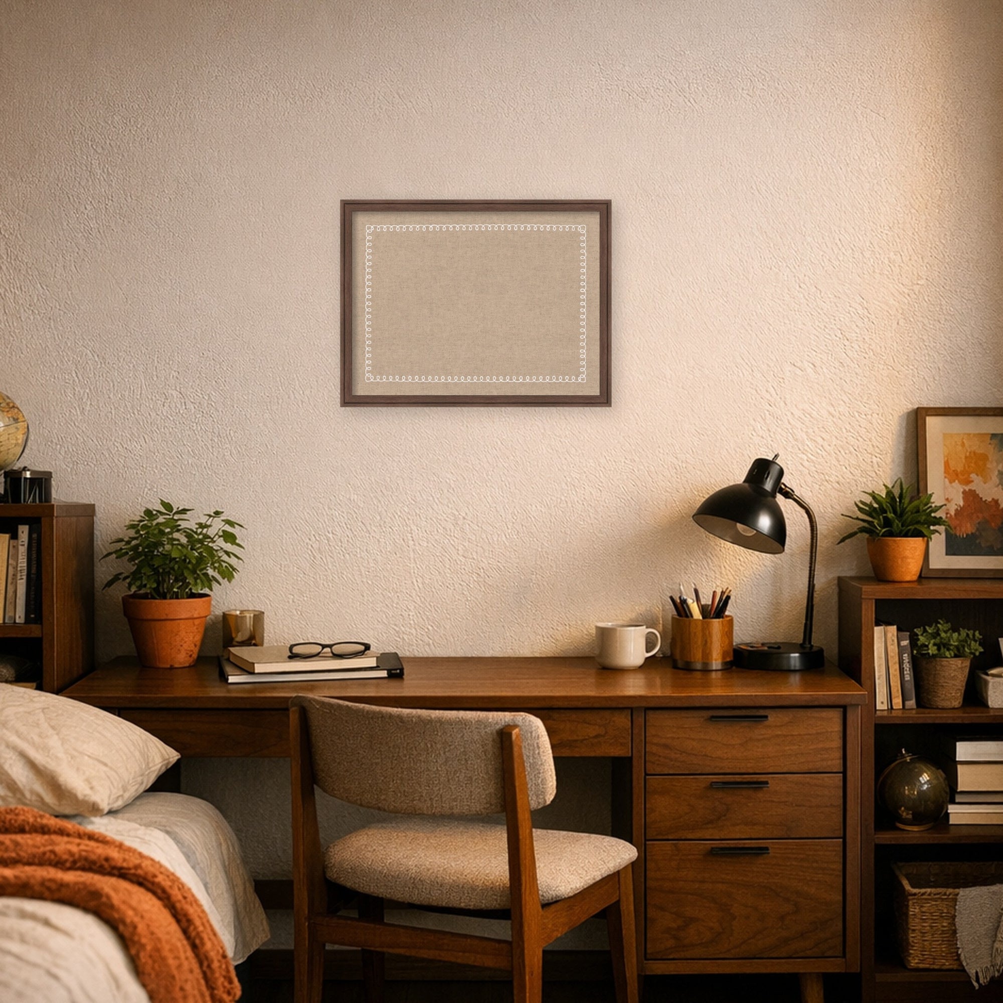 Magnetic Canvas 26x20 Florence Medium Brown 7