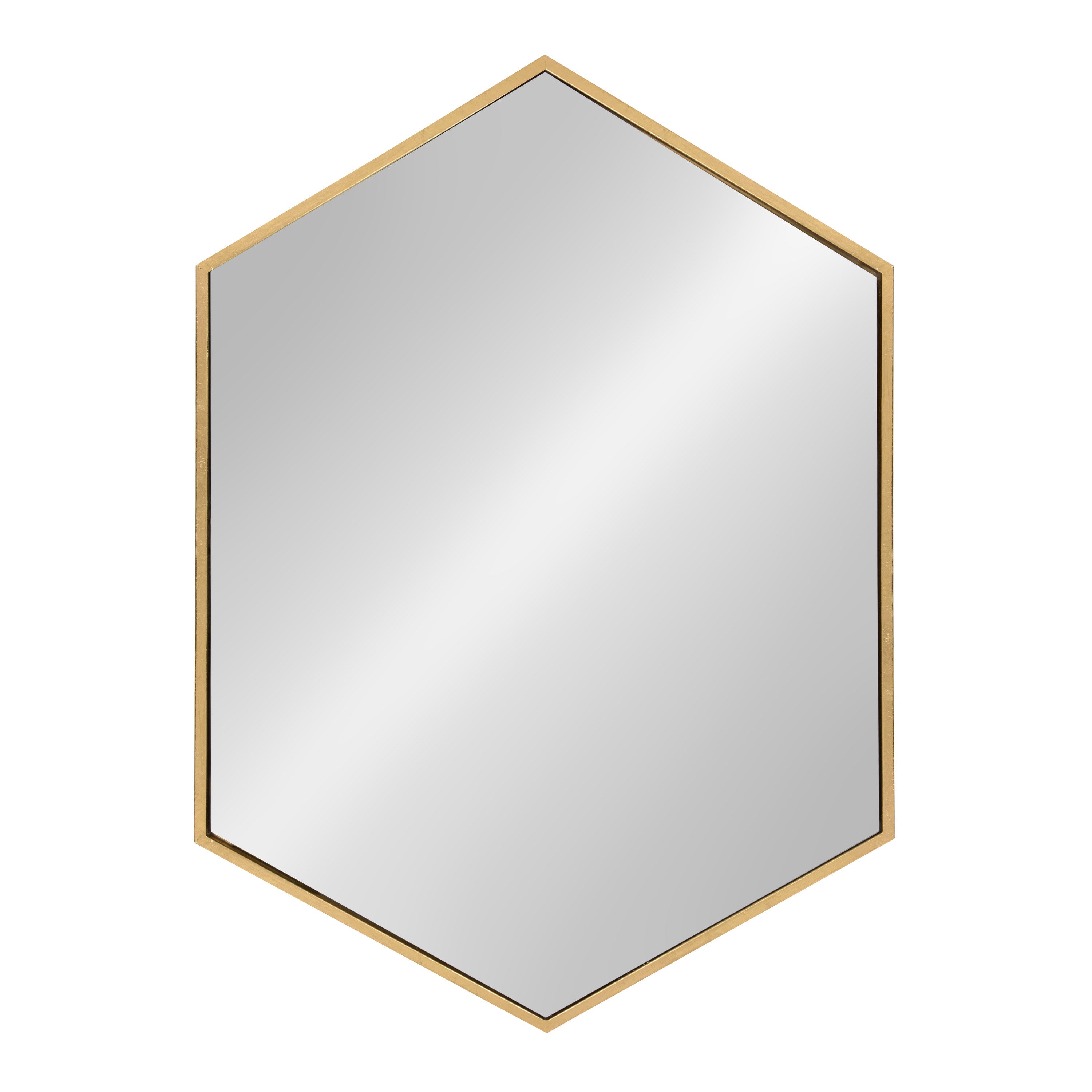 McNeer Hexagon Metal Wall Mirror