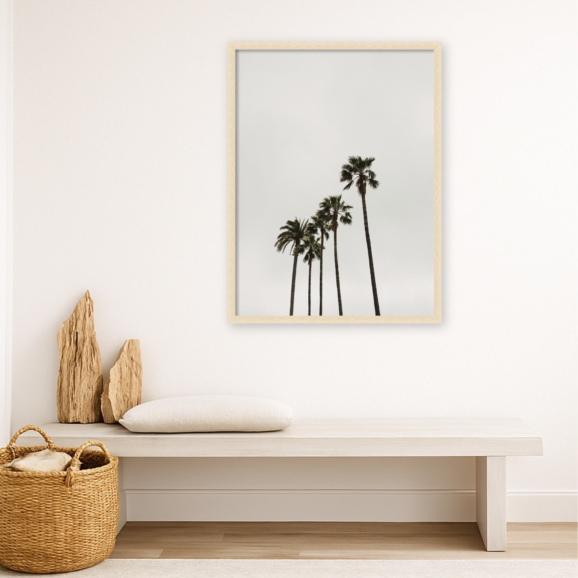 Mounted Canvas 29x38 Woodgrain Stripe Blonde 6