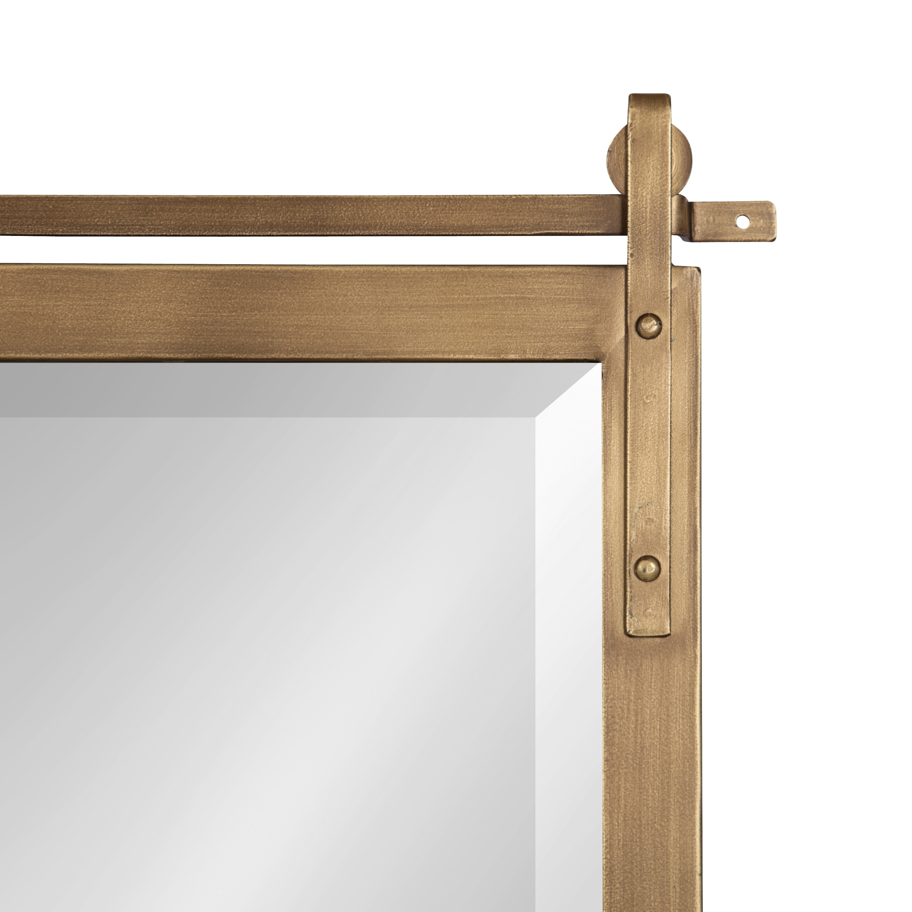 Rectangle Mirror Gold 22x33 3