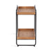 Side Table Natural Black 13x16x26 5