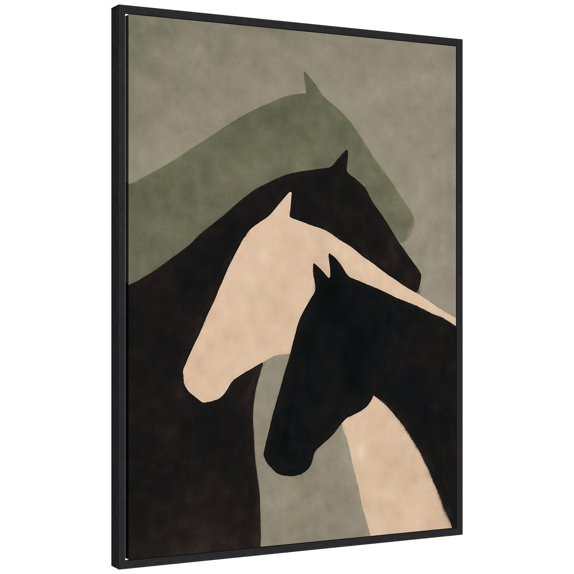 Framed Canvas 28x38 Sylvie Black 1