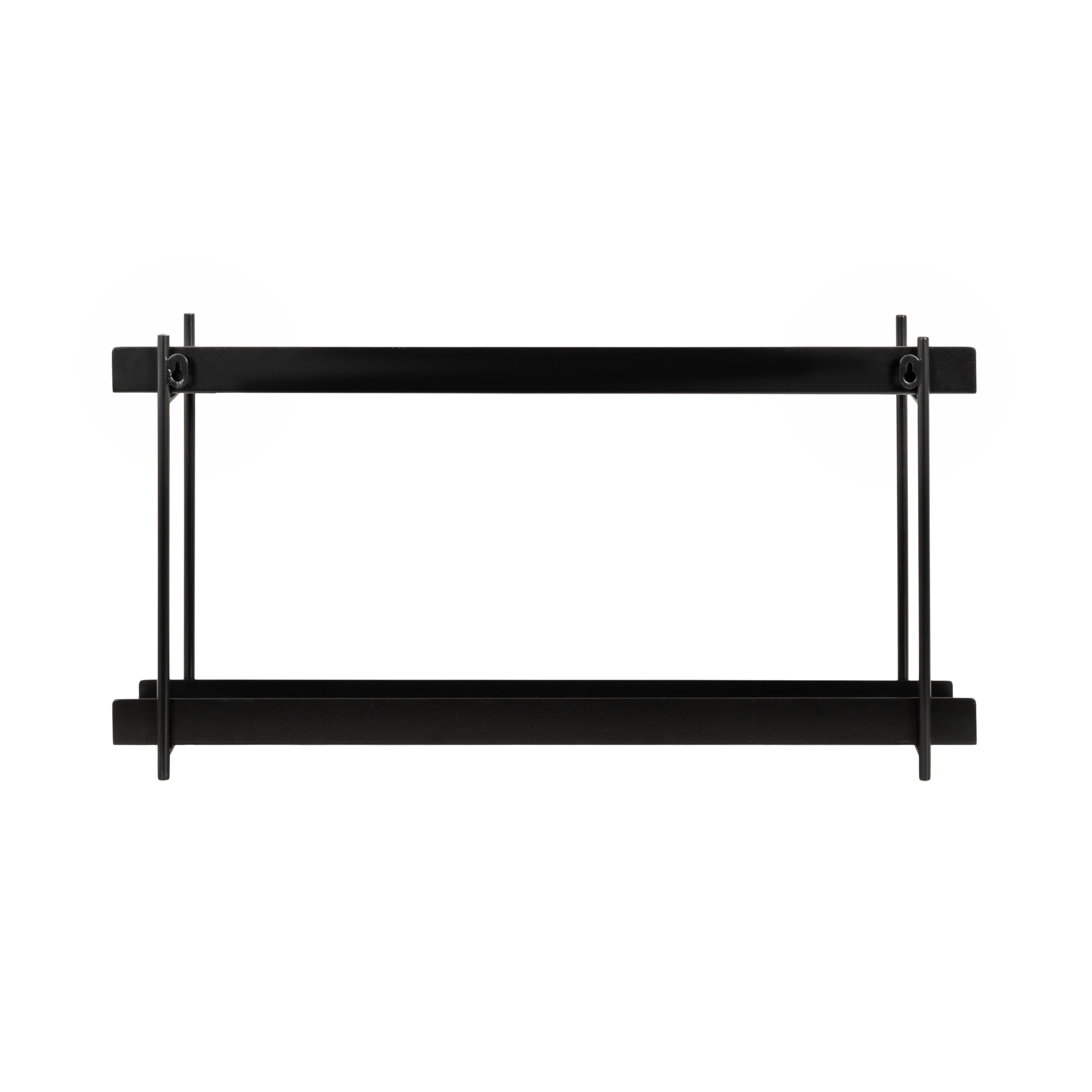 Accent Shelf Black 28x7x15 4