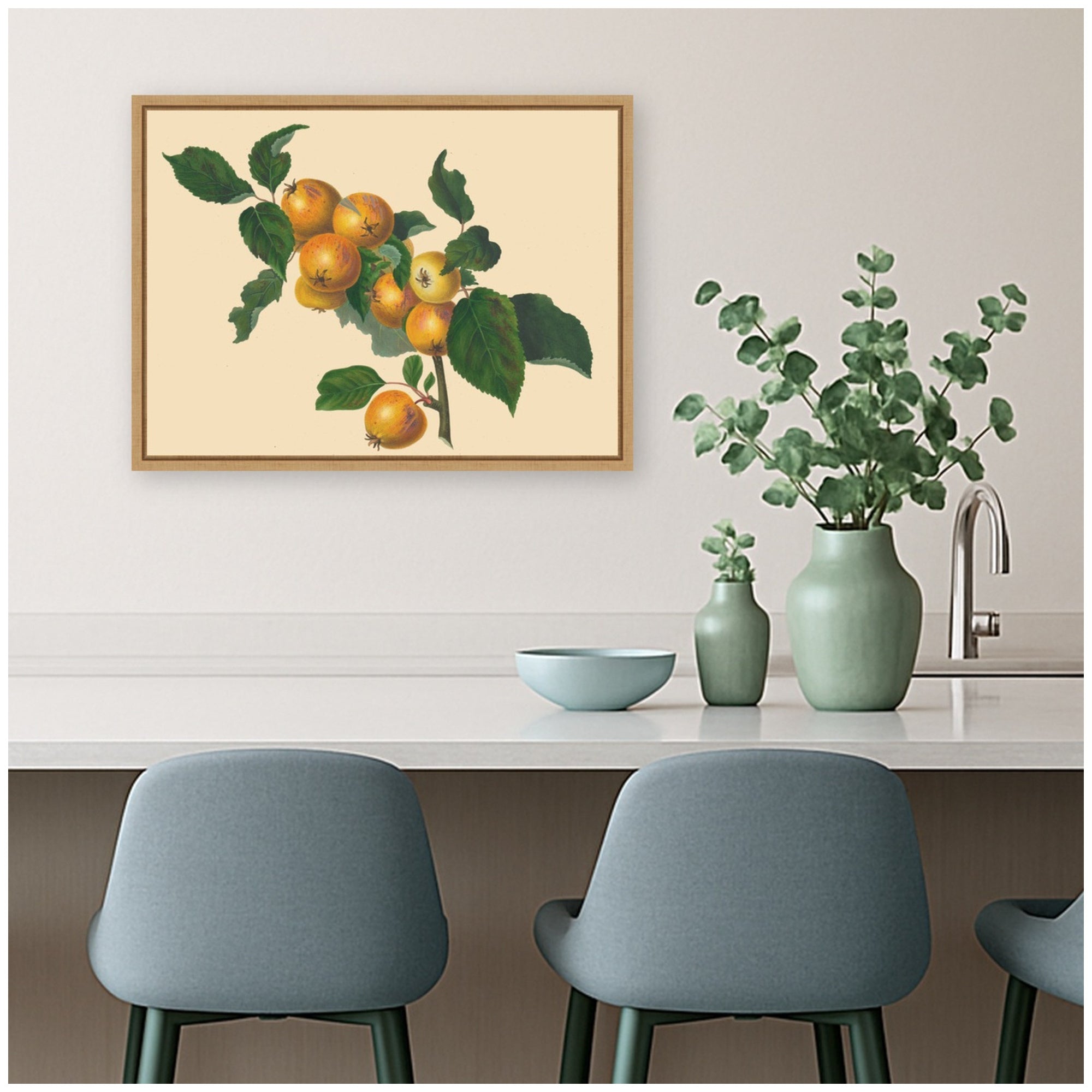 Framed Canvas 24x18 Sylvie Natural 6
