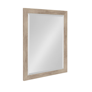 Rectangle Mirror Brown 21x27 1