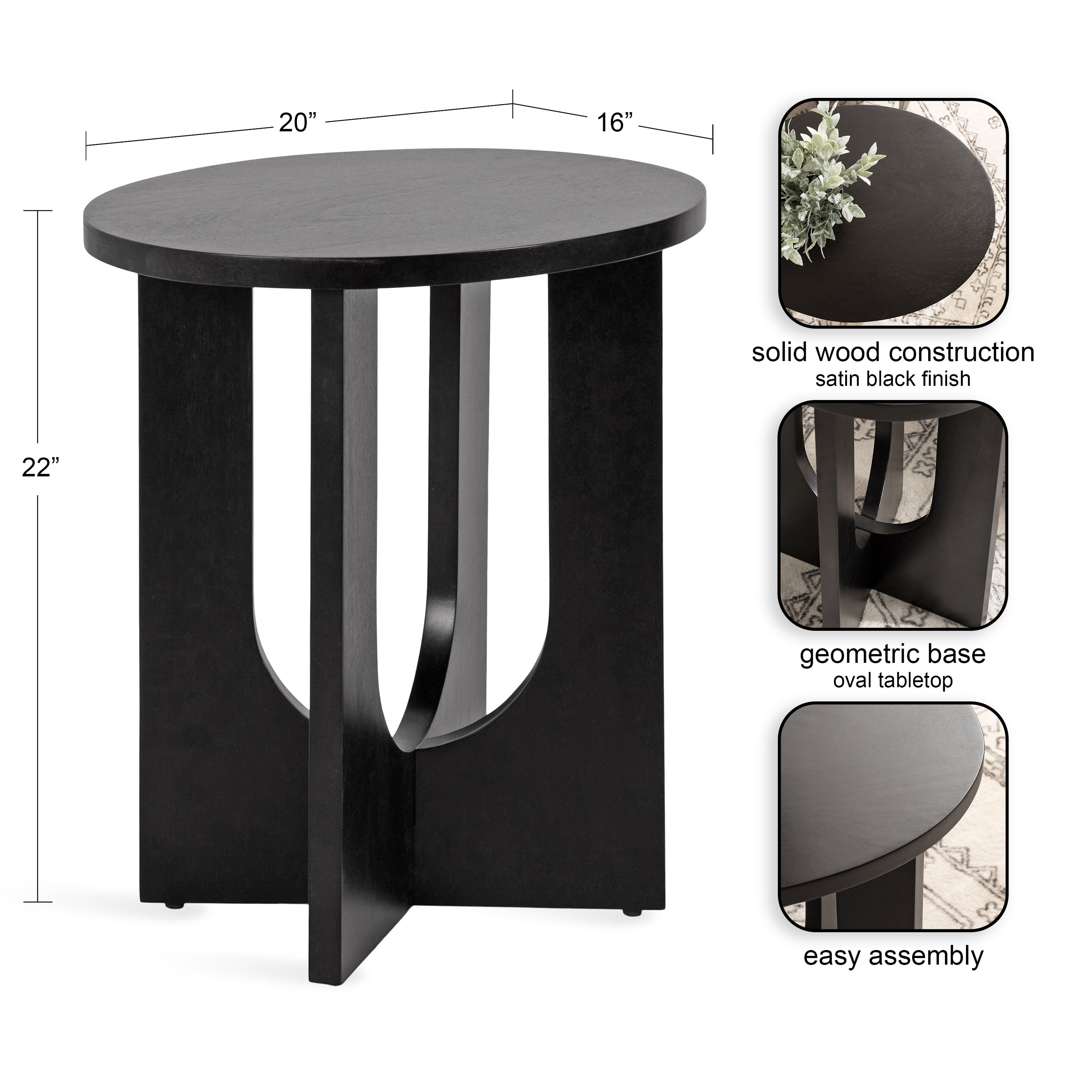 Sureda Wood Side Table
