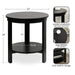 Side Table Black 22x22x24 2