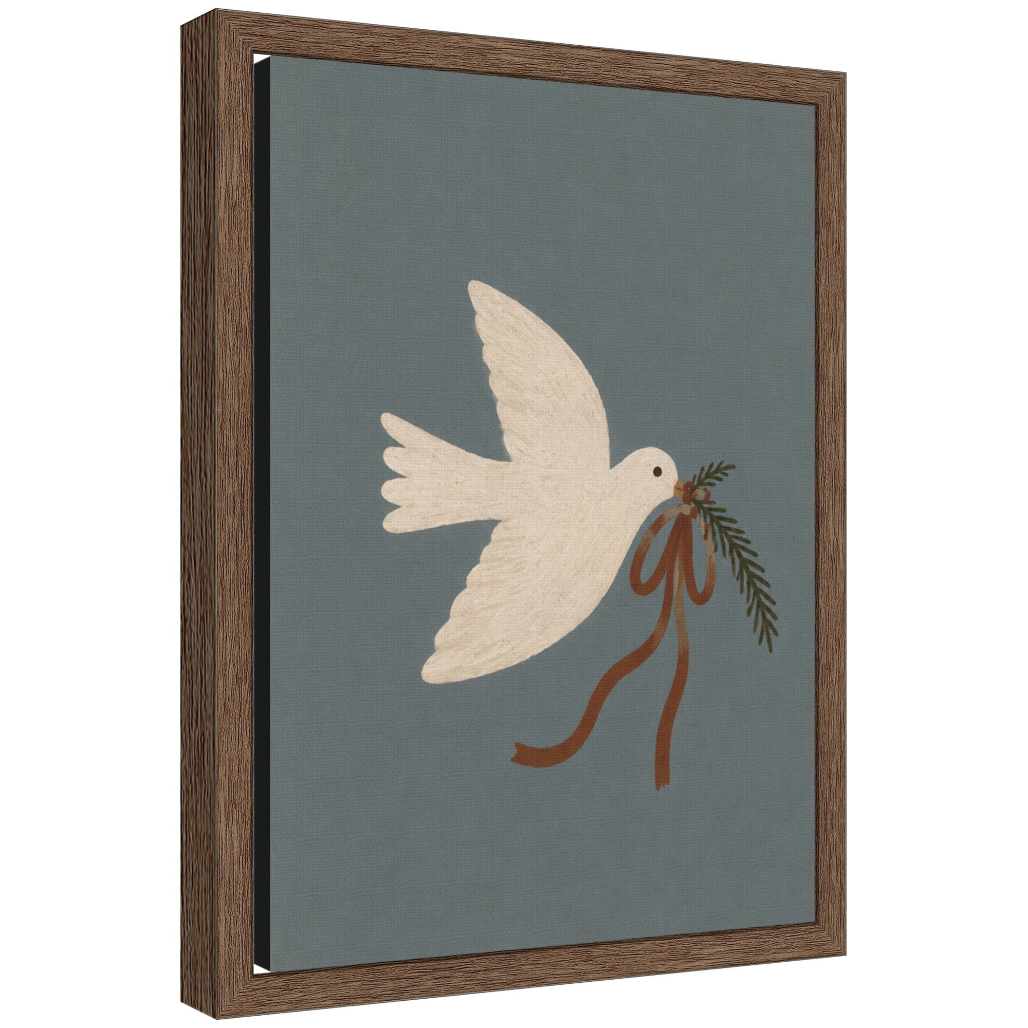 Framed Canvas Sylvie Walnut 10x13 1