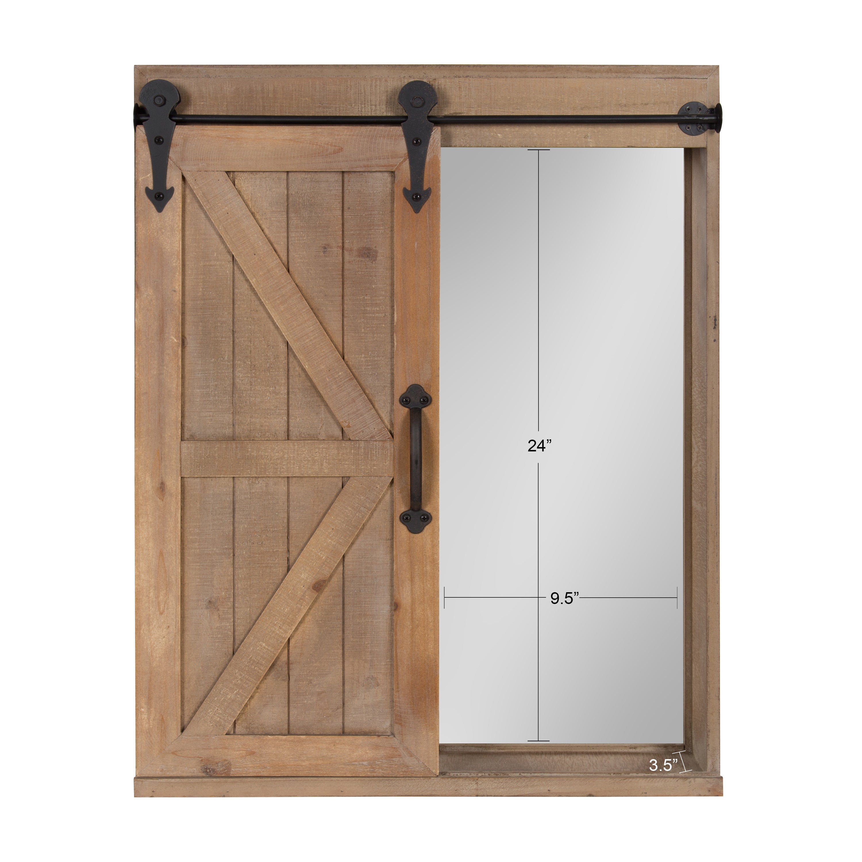 Medicine Cabinet Rustic Brown 22x28 2