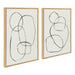 Art Set Sylvie Natural 2 Piece Set 23x33 2