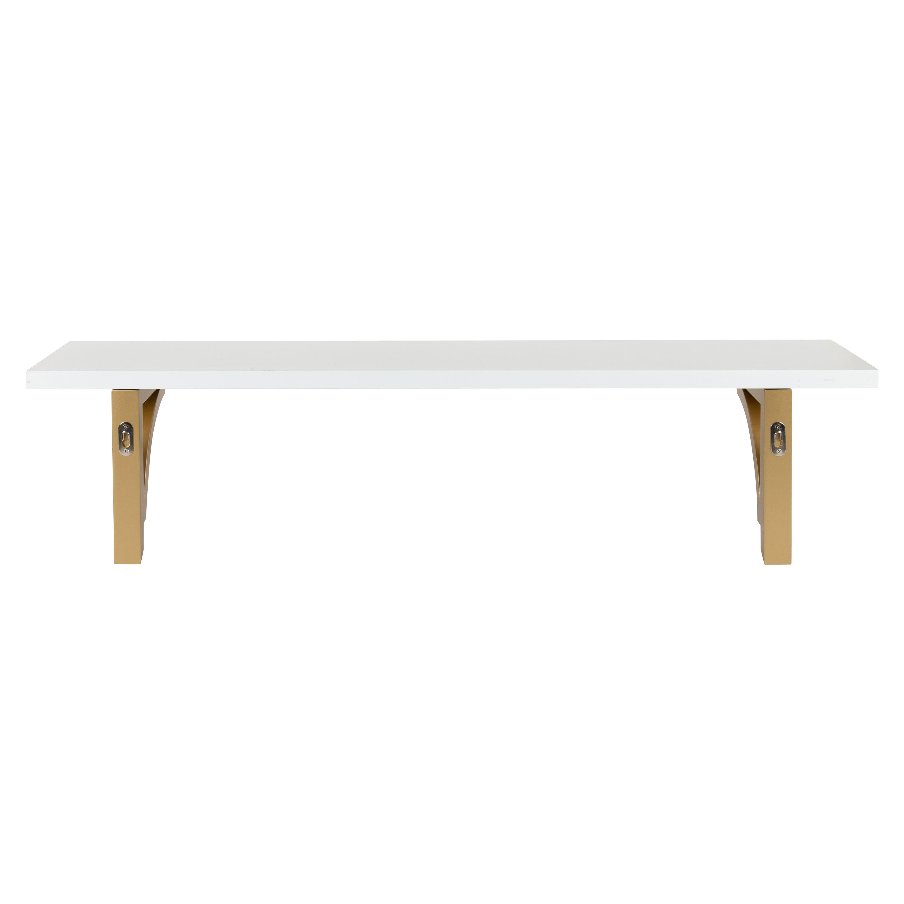 Floating Shelf 36" White Gold 4