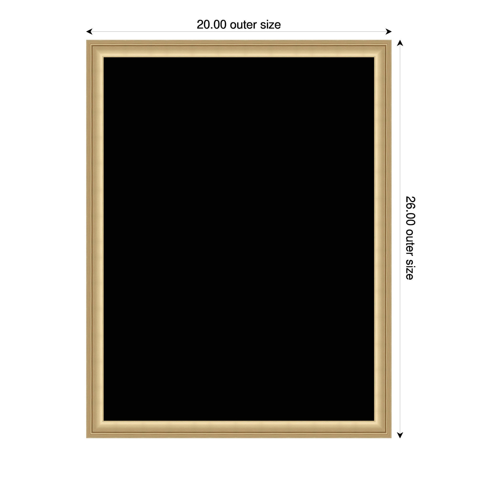 Magnetic Canvas 20x26 Florence Gold 2