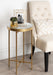Tea Table Gold White 14x14x26 7