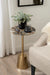 Side Table Black Gold 14x14x24 6