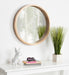 Round Mirror Natural 22" Diameter 5