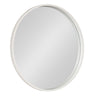 Travis Round Wood Accent Wall Mirror
