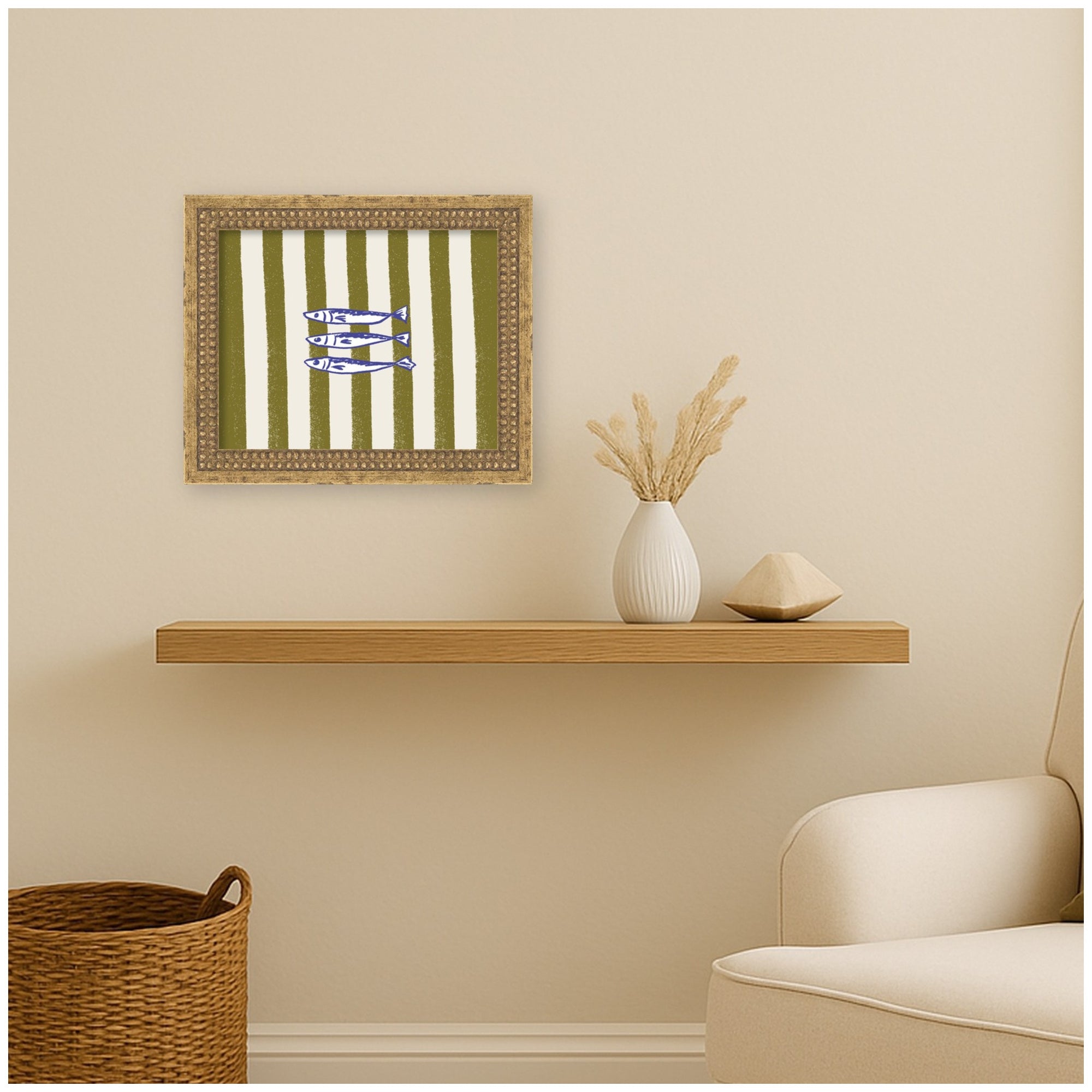 Mounted Canvas 12x10 Castellan Gold 6