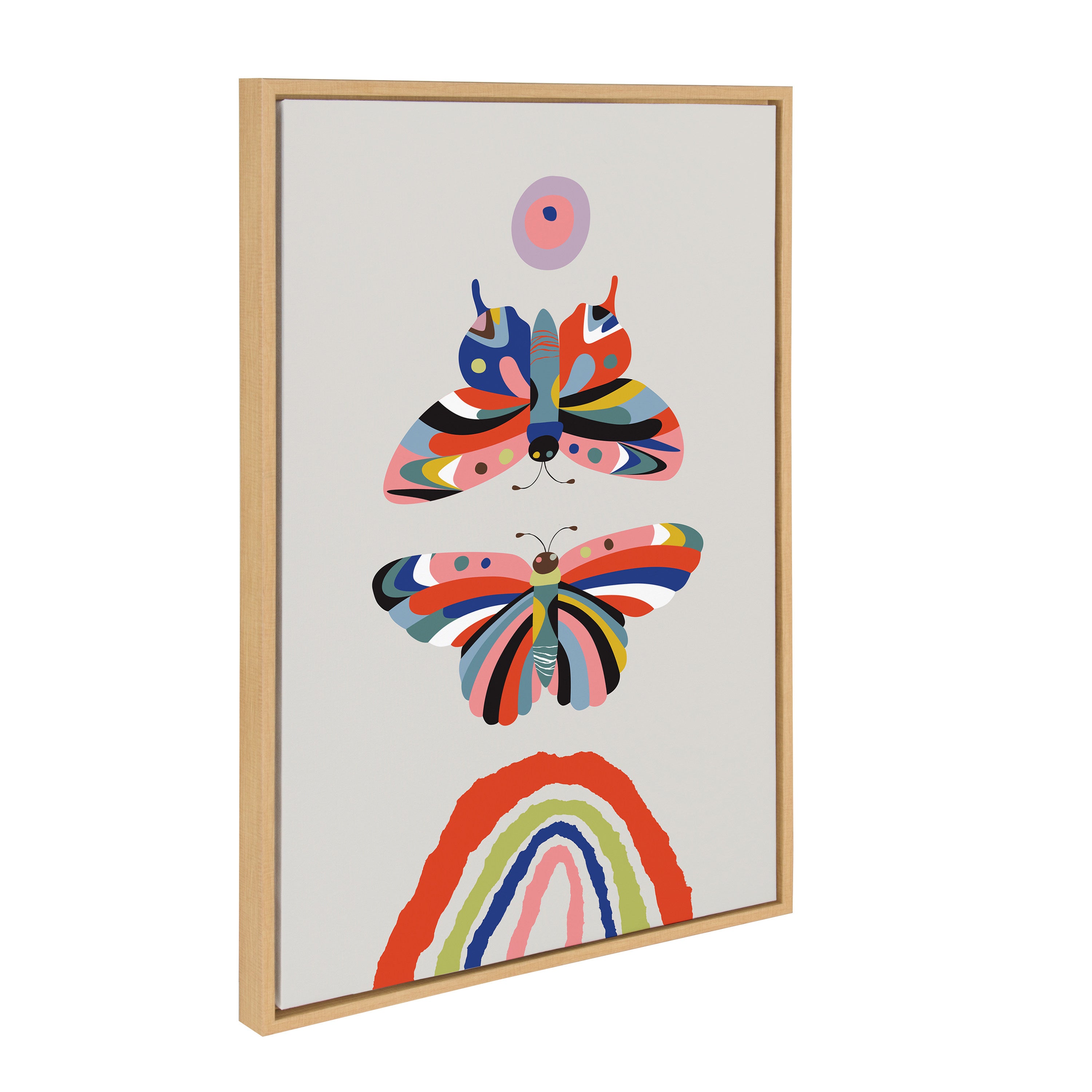 Framed Canvas Sylvie Natural 23x33 2