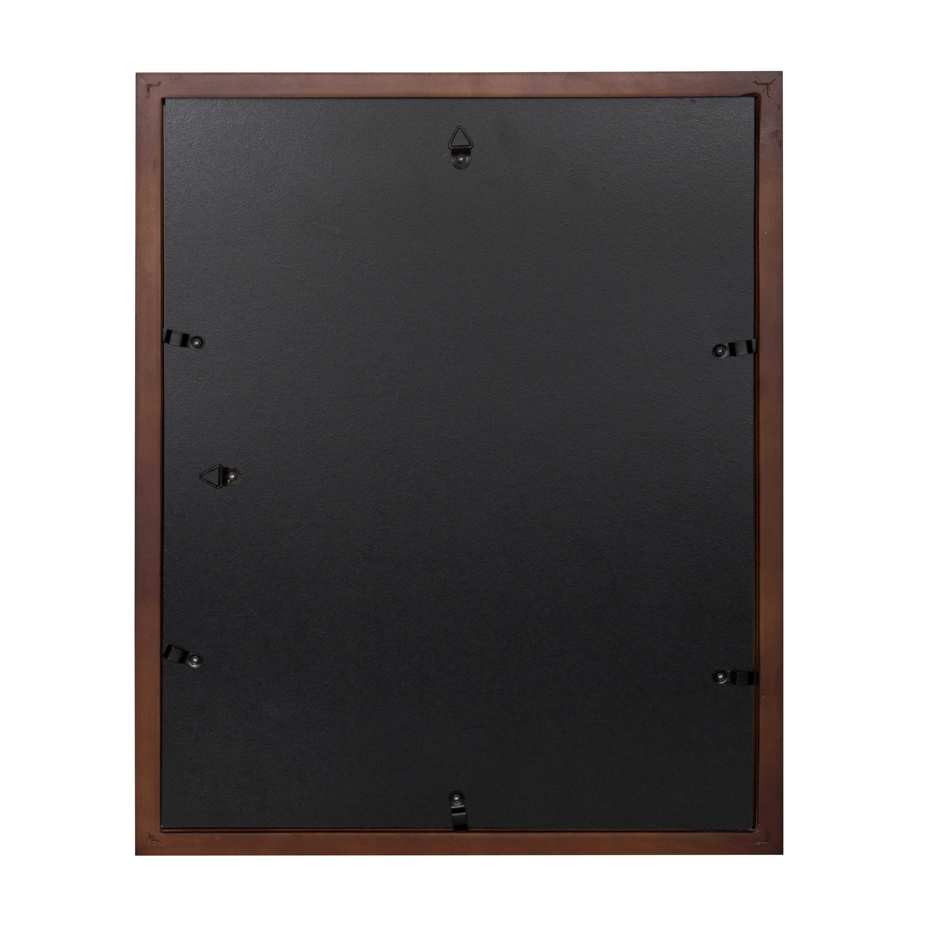 Wall Frame Walnut Brown 11x14 matted to 8x10 5