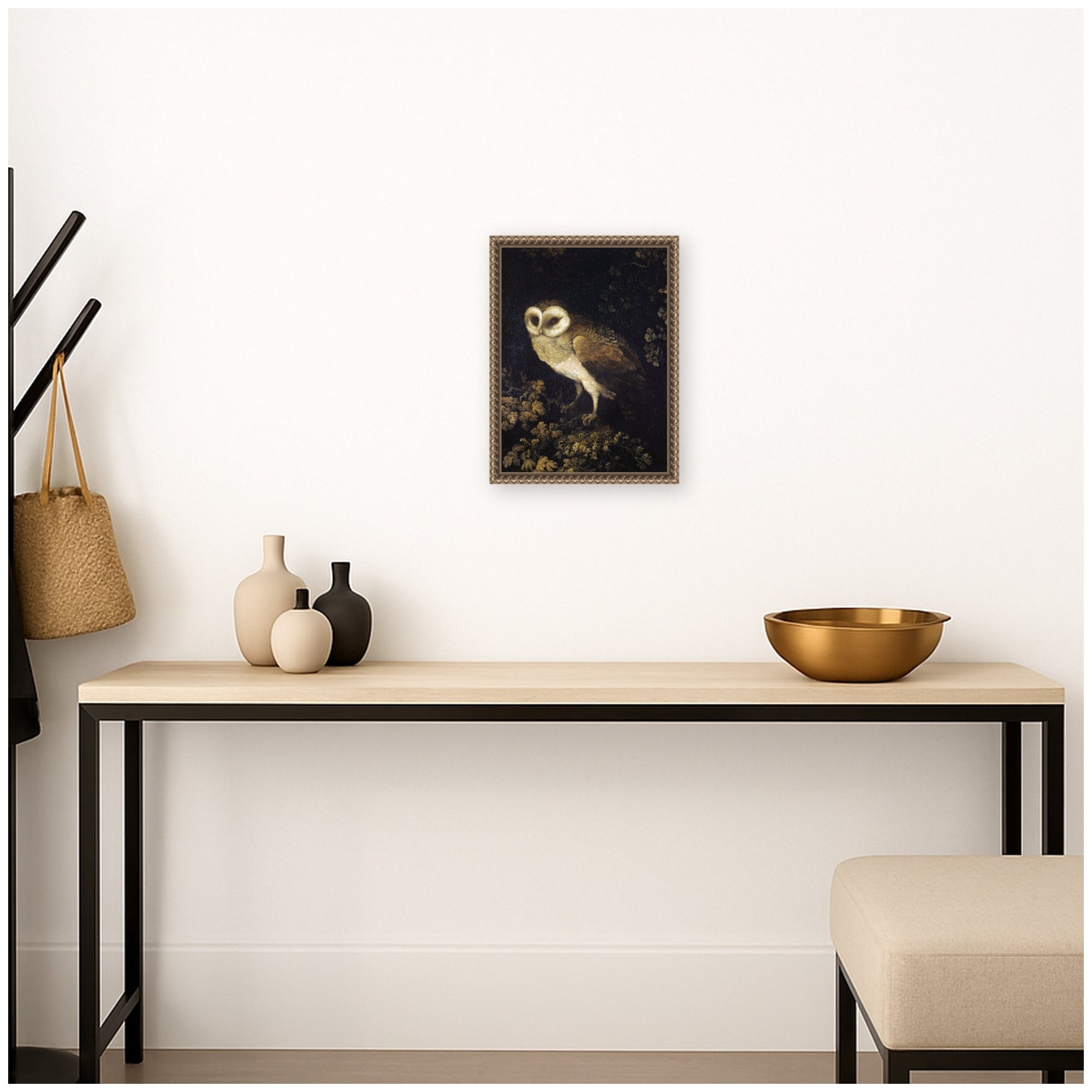Framed Canvas 10x13 Sylvie Beaded Dark Gold 5