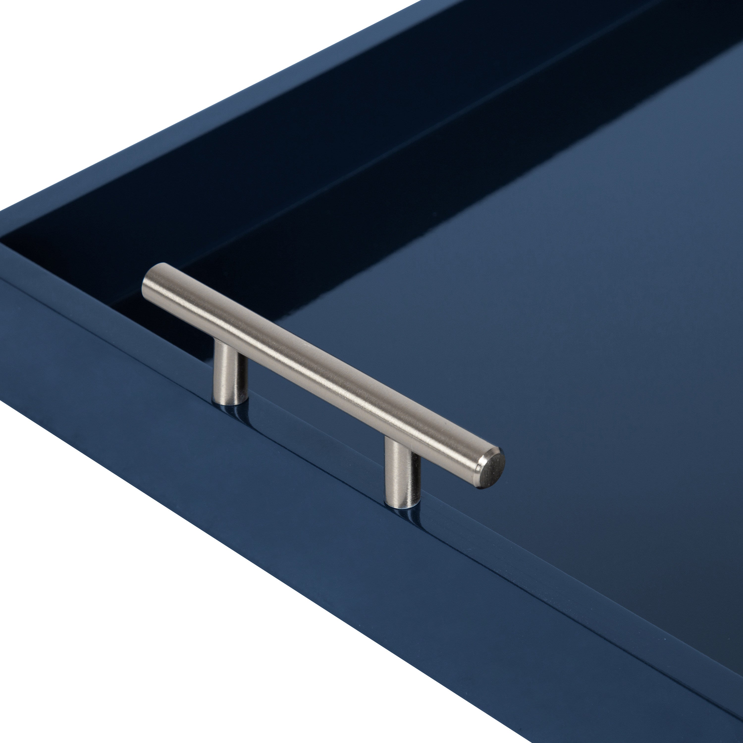 Single Tray Navy Blue Silver 10x24 4