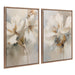 Art Set 2 Piece Set 23x33 Sylvie Beaded Dark Gold 2