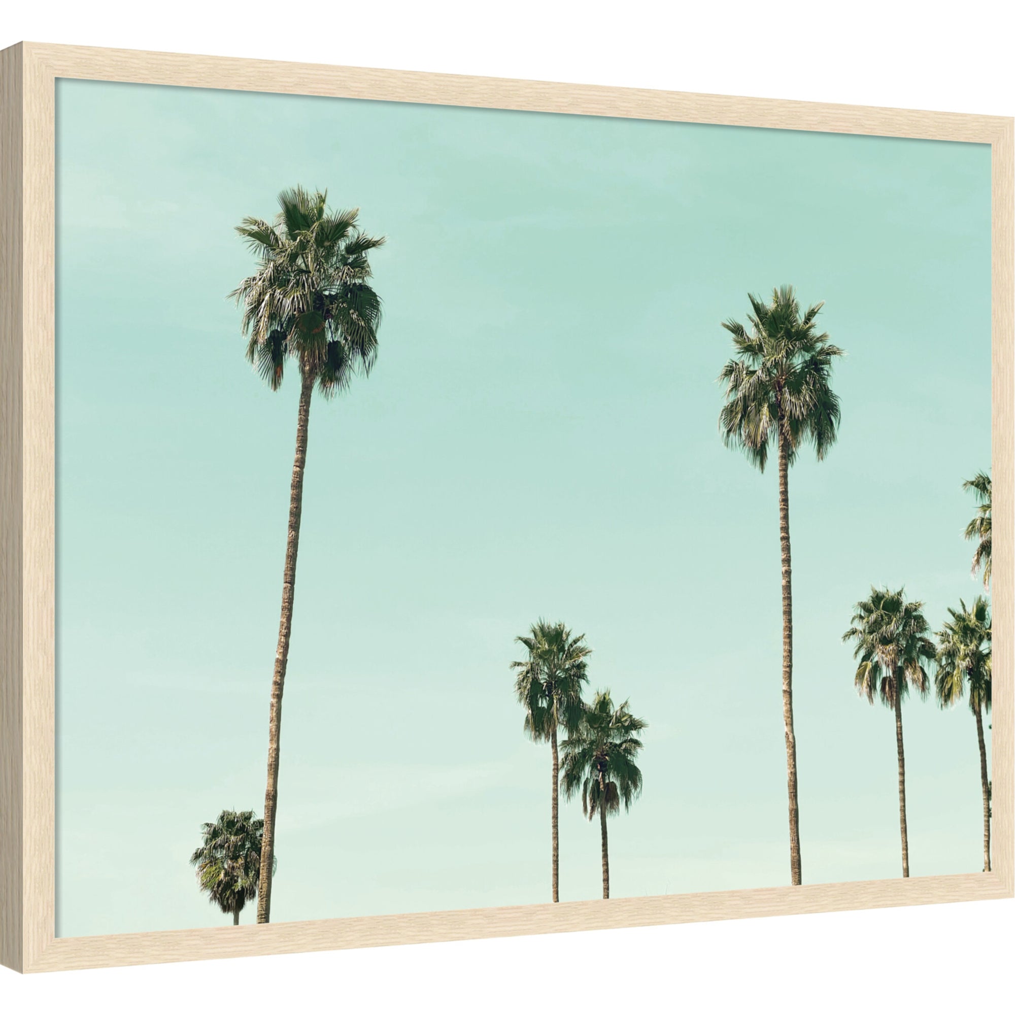 Mounted Canvas 38x29 Woodgrain Stripe Blonde 5