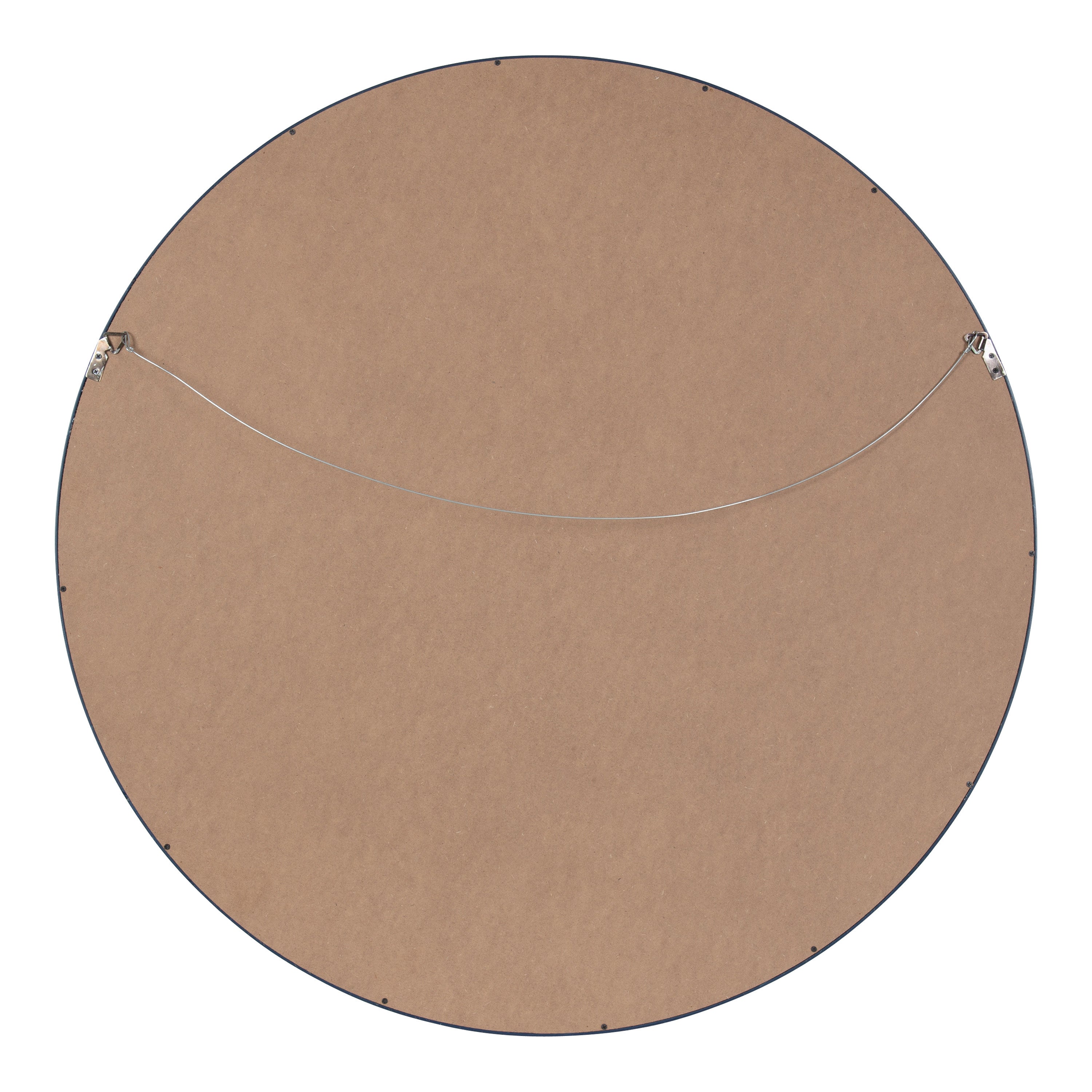 Round Mirror Navy Blue 31.5" Diameter 4