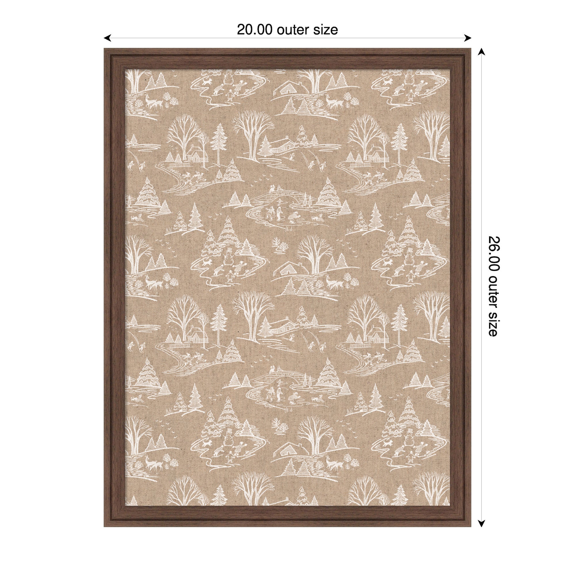Pinboard Florence Medium Brown 20x26 2