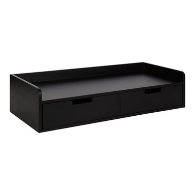 Floating Console Table Black 28x12x6.5 1
