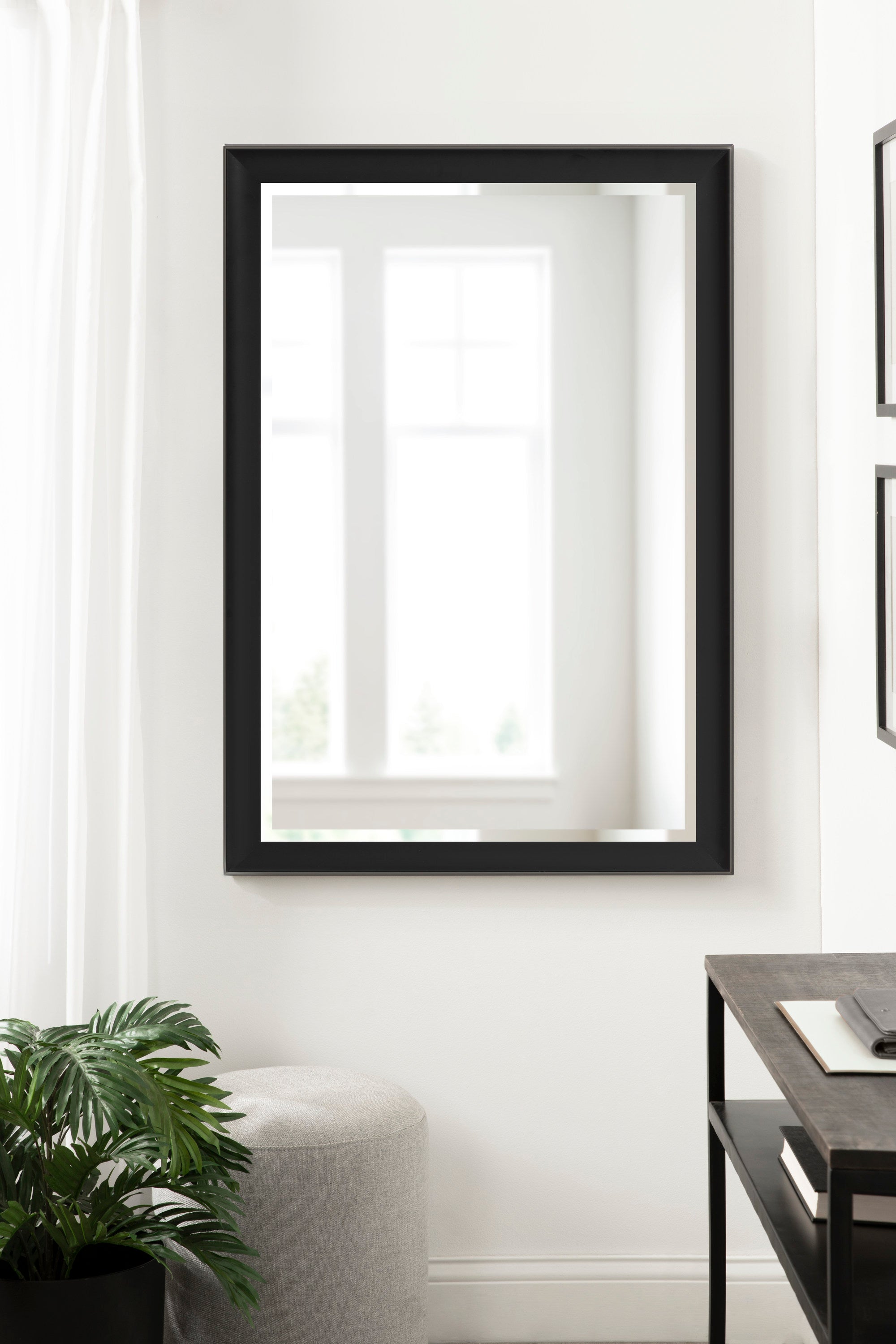 Rectangle Mirror Black 28x40 6
