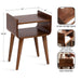 Side Table Walnut Brown 2