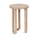 Side Table Natural Beige 14x14x20 5