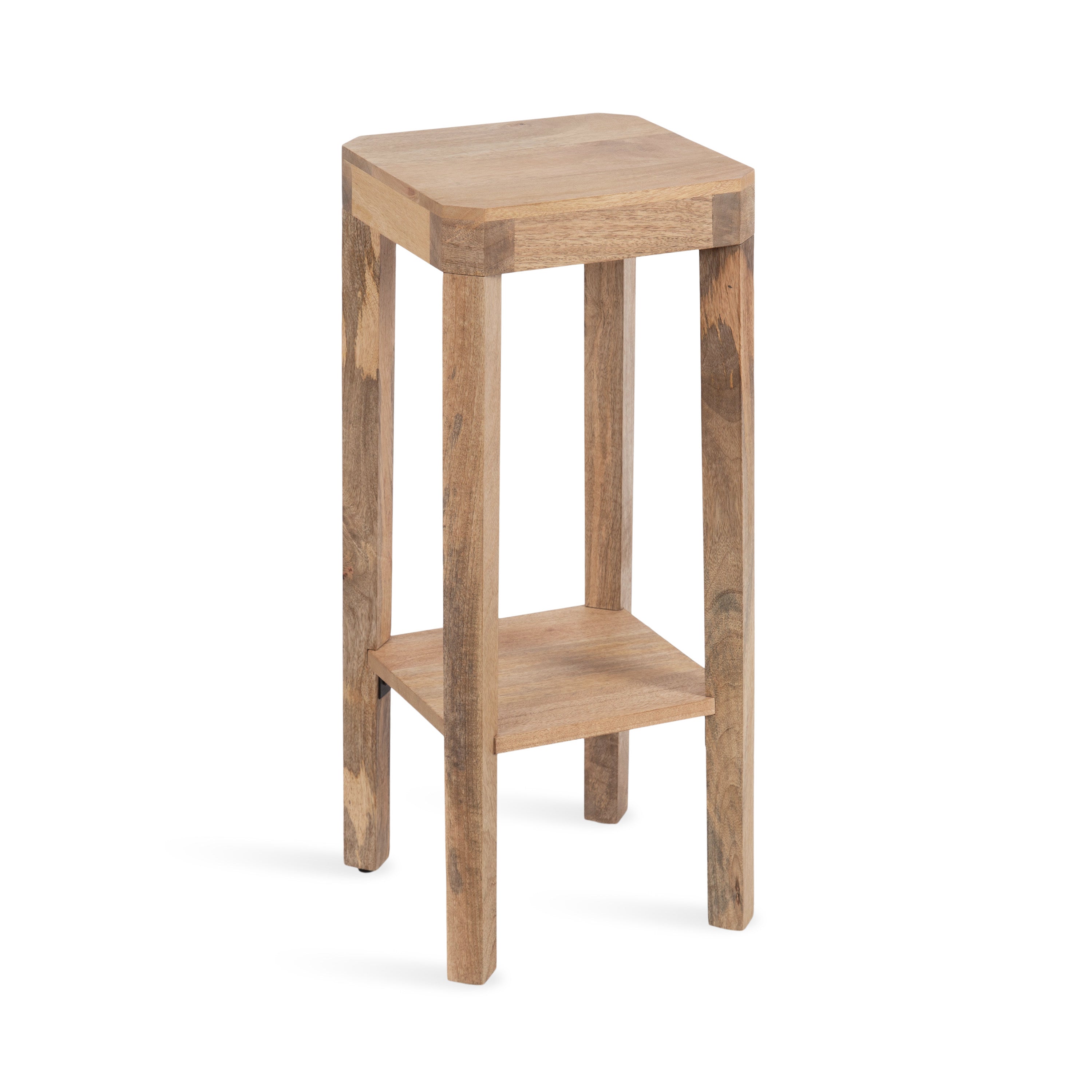 Side Table Natural 12x12x28 1