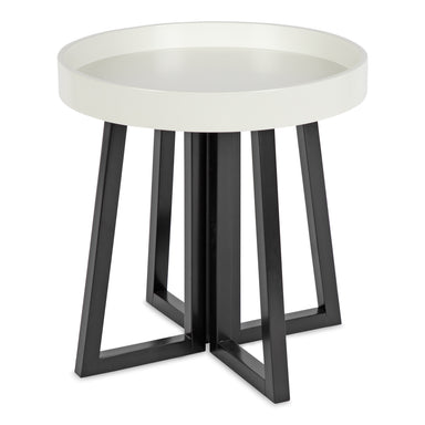 Side Table Black White 20x20x20 1