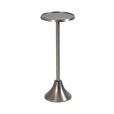 Drink Table Antique Silver 9x9x23 1