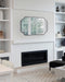 Scallop Mirror 24x36 Black 7