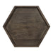 Side Table Gray Black 17x15x20 5